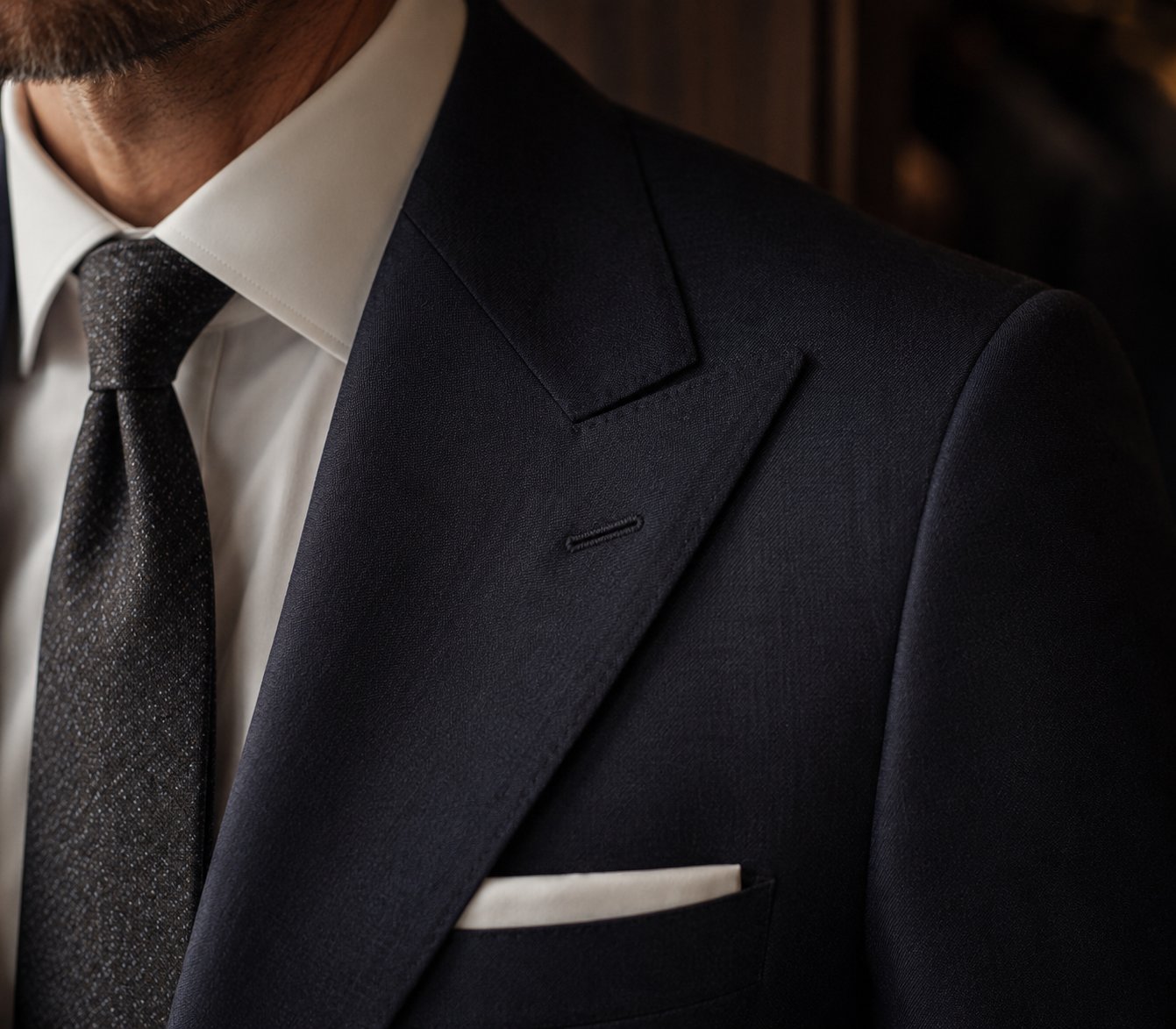 Detail — Peak Lapel